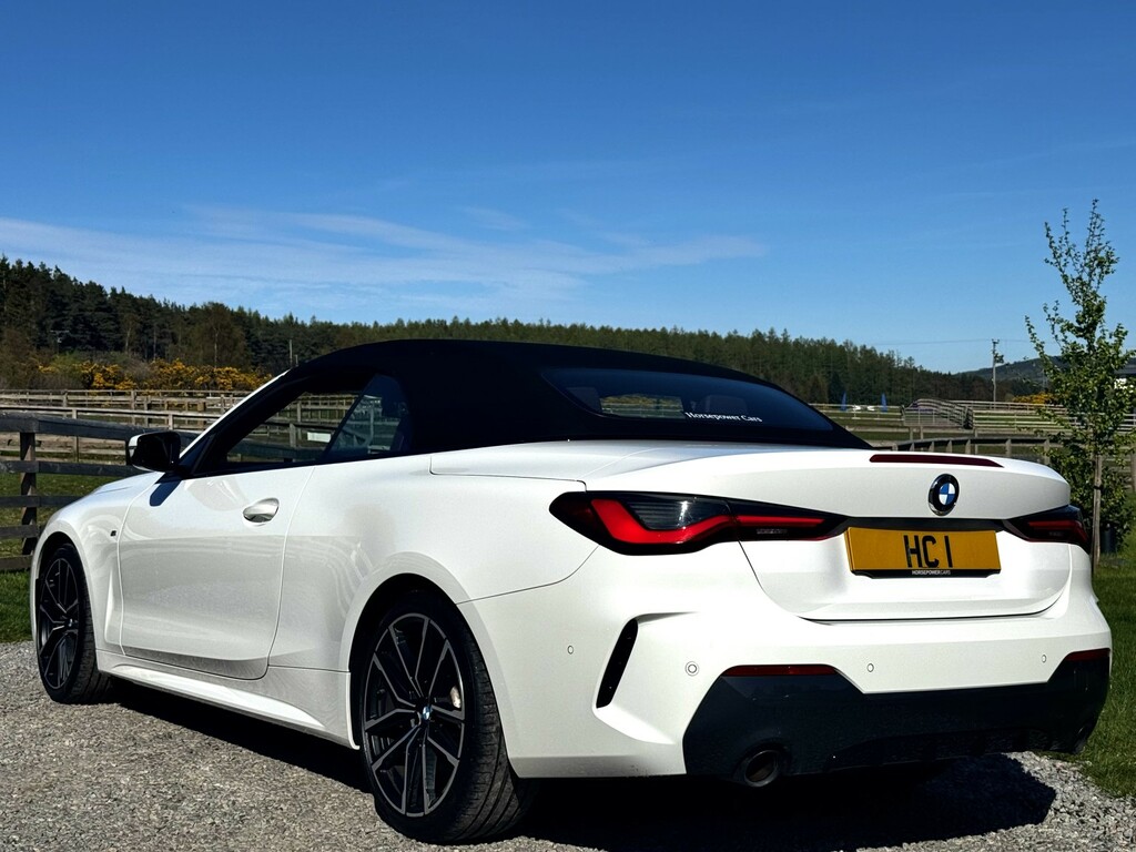 BMW 4 Series Convertible 2.0 420I M Sport Convertible 2021 SB21WVG White #3