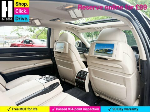 BMW 7 Series 4.4 750Li V8 Black #3