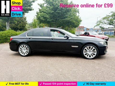 BMW 7 Series 4.4 750Li V8 Black #4