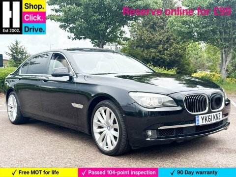 BMW 7 Series 4.4 750Li V8 Black