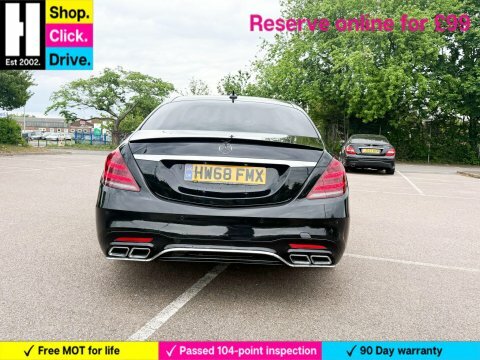 Mercedes-Benz S Class 2.9 S350d Amg HW68FMX Black #4