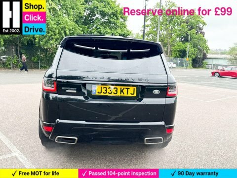 Land Rover Range Rover Sport 5.0 P525 V8 OV19UMM Black #4