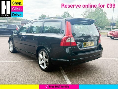 Volvo V70 2.4 D5 Se AN08VSV Black #5