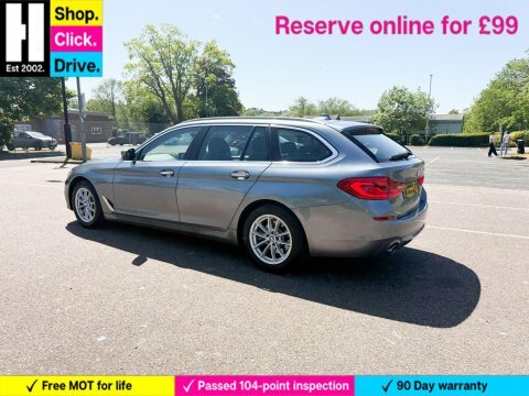 BMW 5 Series 2.0 520I Se MV67UZG Blue #5