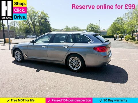 BMW 5 Series 2.0 520I Se MV67UZG Blue #6