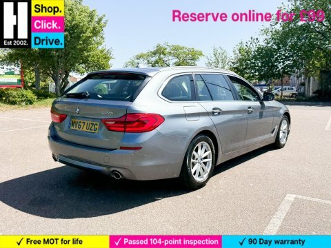 BMW 5 Series 2.0 520I Se MV67UZG Blue #3