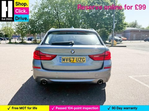 BMW 5 Series 2.0 520I Se MV67UZG Blue #4