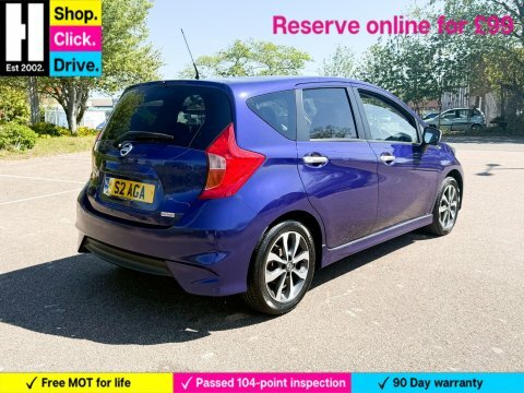 Nissan Note 1.2 N-tec Hatchback Blue #3