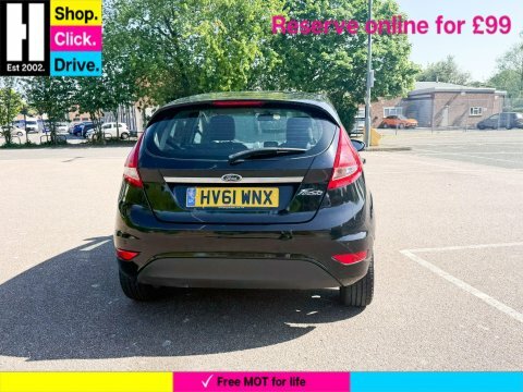Ford Fiesta 1.25 Zetec Hatchback HV61WNX Black #4