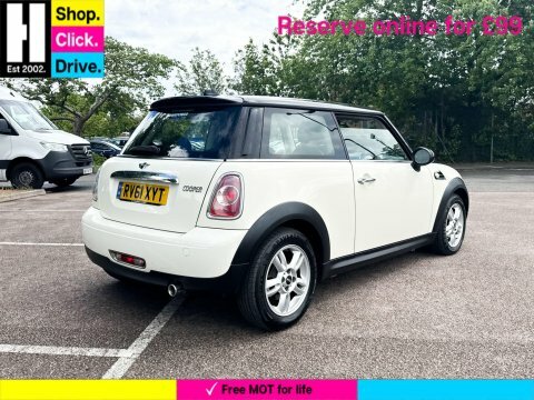 Mini Hatch 1.6 Cooper Hatchback RV61XYT White #3