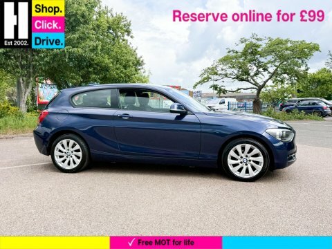 BMW 1 Series 2.0 116D Sport RV64SZN Blue #4