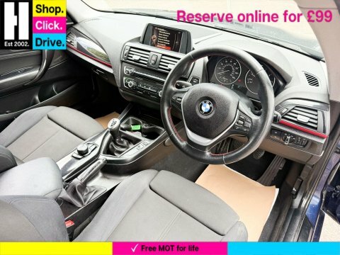 BMW 1 Series 2.0 116D Sport RV64SZN Blue #2