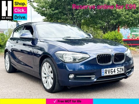 BMW 1 Series 2.0 116D Sport Blue