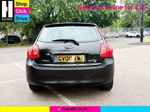 Toyota Auris 1.6 Tr Hatchback GV08XWK Black #6