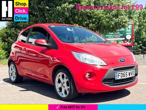 Ford KA 1.2 Zetec Hatchback Red