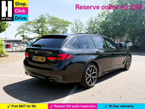 BMW 5 Series 2.0 530E 12Kwh LM23YMZ Black #3