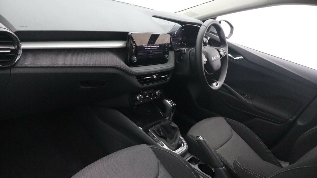 Skoda Fabia 1.0 Tsi Se Edition Hatchback Dsg Euro 6 FT74GNJ Silver #2