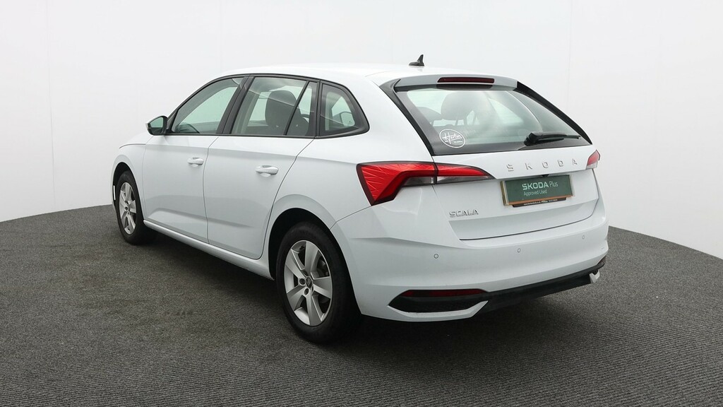 Skoda Scala 1.0 Tsi Se Edition Hatchback Dsg Euro 6 FY25AHA White #3