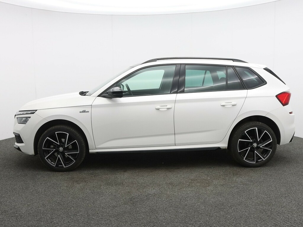 Skoda Kamiq 1.5 Tsi Act Monte Carlo Suv Euro FY73BVC White #4