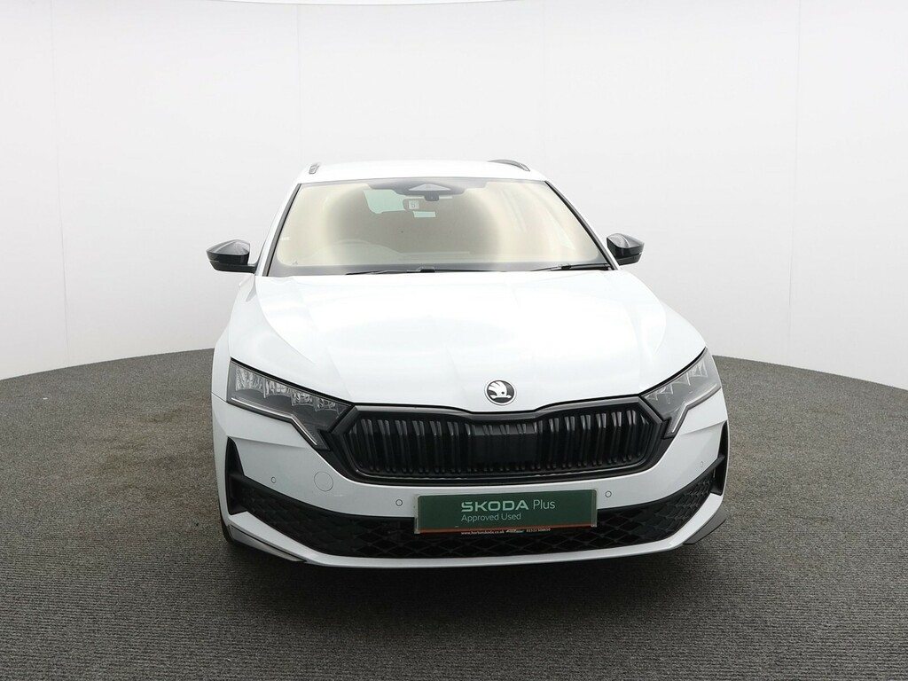 Skoda Octavia 1.5 Tsi E-tec Mhev Act Sportline Estate White #2