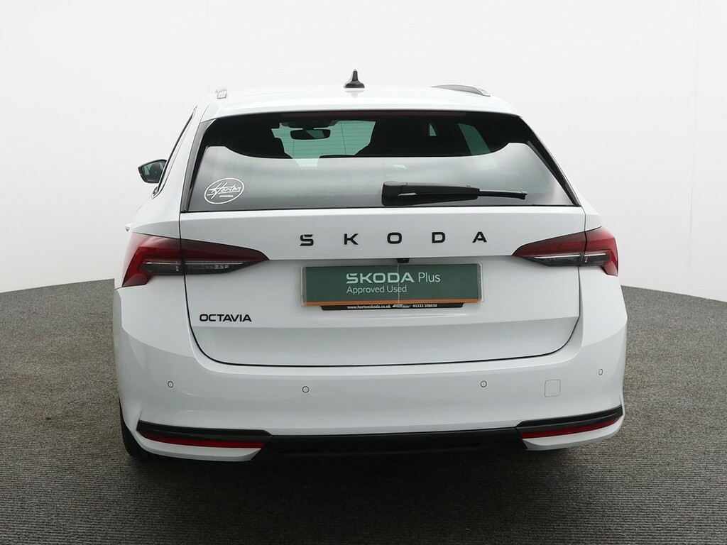 Skoda Octavia 1.5 Tsi E-tec Mhev Act Sportline Estate White #6
