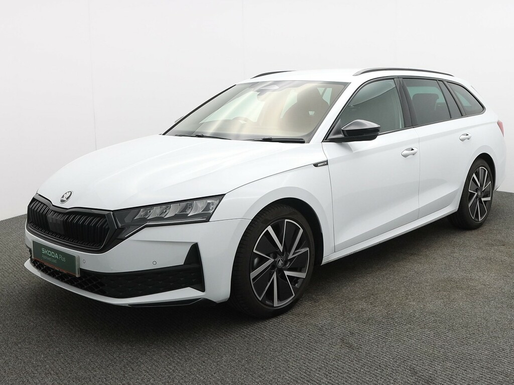 Skoda Octavia 1.5 Tsi E-tec Mhev Act Sportline Estate White #3