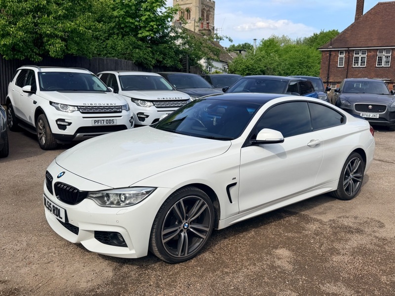 BMW 4 Series 420D Xdrive M Sport BL55RDL White #2