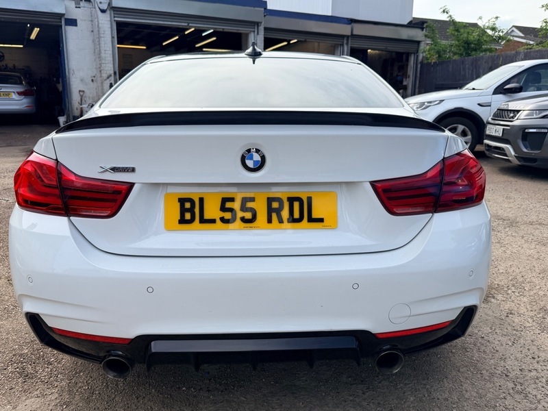 BMW 4 Series 420D Xdrive M Sport BL55RDL White #4