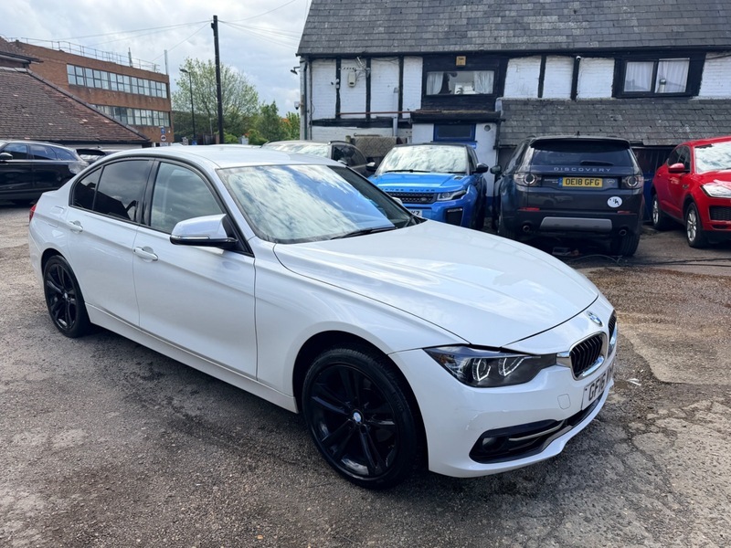 BMW 3 Series 318D Sport White #2