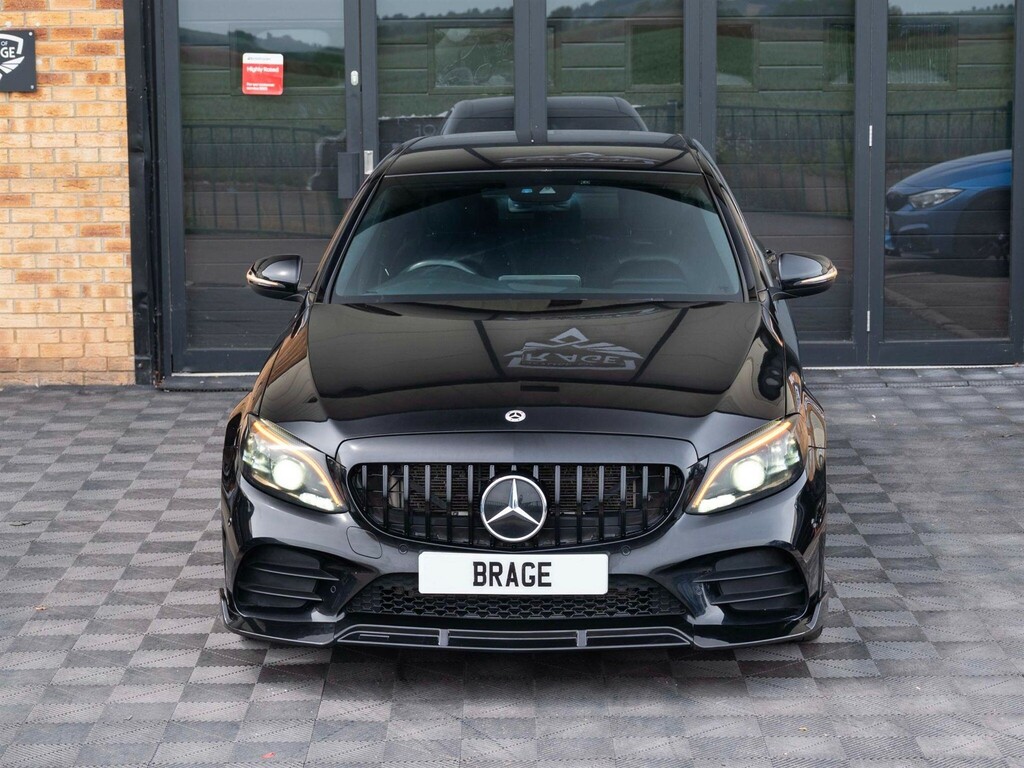 Mercedes-Benz C Class 1.5 Mhev Eq Boost Amg Line Premium G-tronic Eur WN69RHK Black #3