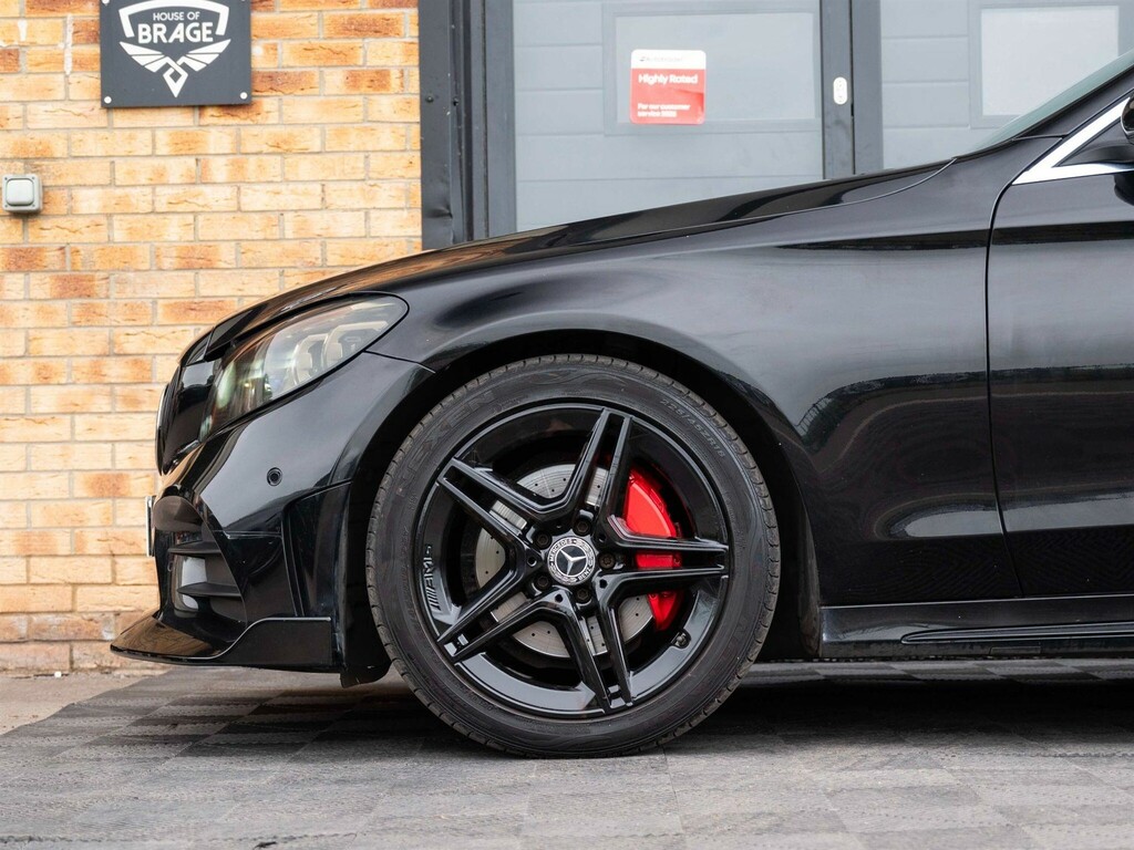 Mercedes-Benz C Class 1.5 Mhev Eq Boost Amg Line Premium G-tronic Eur WN69RHK Black #6