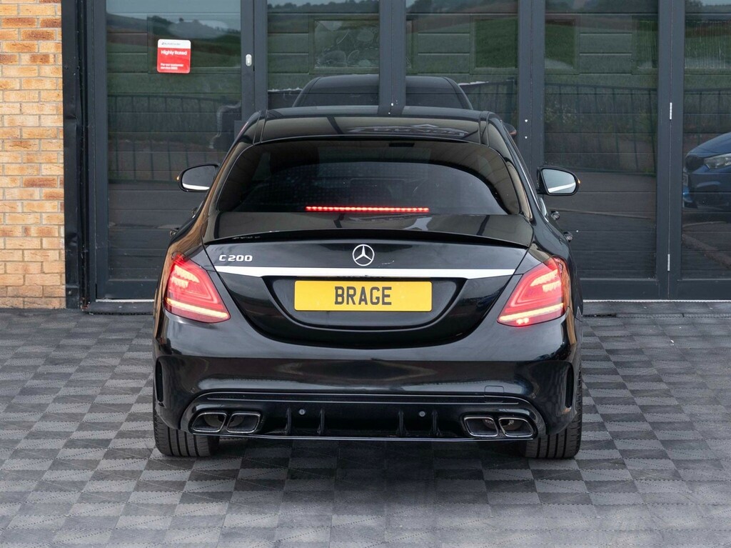 Mercedes-Benz C Class 1.5 Mhev Eq Boost Amg Line Premium G-tronic Eur WN69RHK Black #4