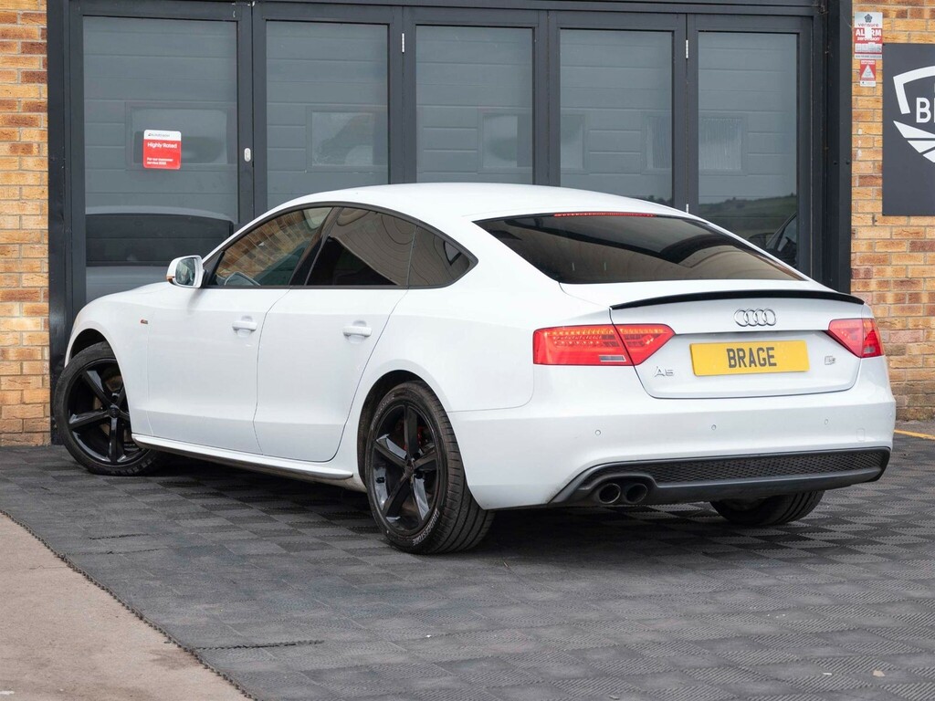 Audi A5 2.0 Tdi S Line Sportback Euro 5 Ss OE62ZSW White #2