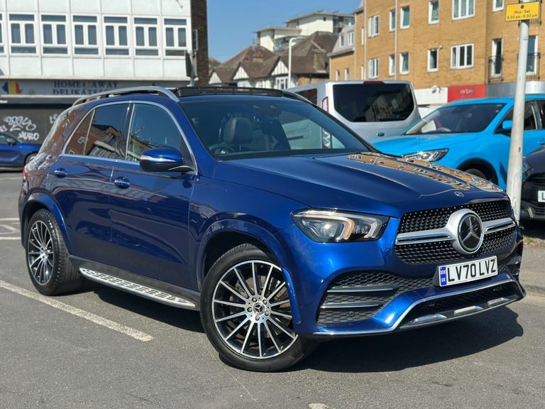 Mercedes-Benz GLE Class 2.0 Gle300d Amg Line Premium Plus G-tronic 4Mati Blue