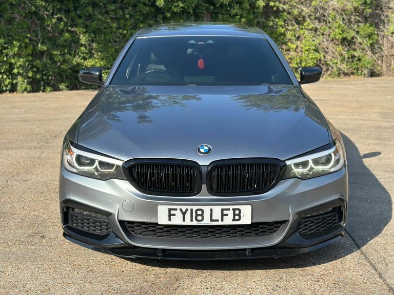 BMW 5 Series 2.0 530E 9.2Kwh M Sport Euro 6 Ss FY18LFB Blue #3