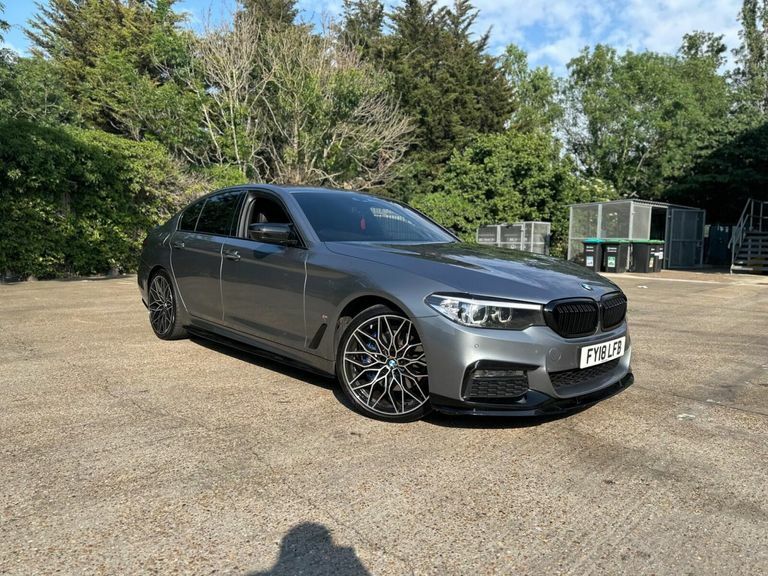 BMW 5 Series 2.0 530E 9.2Kwh M Sport Euro 6 Ss FY18LFB Blue #2