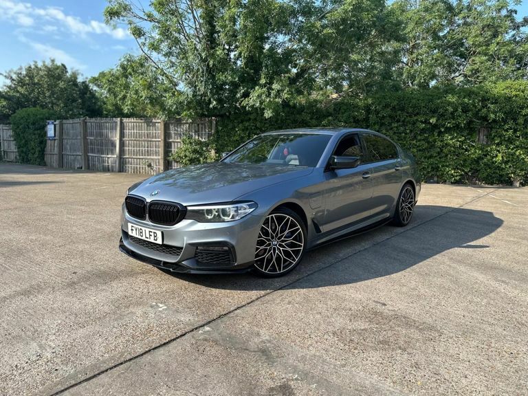 BMW 5 Series 2.0 530E 9.2Kwh M Sport Euro 6 Ss FY18LFB Blue #4