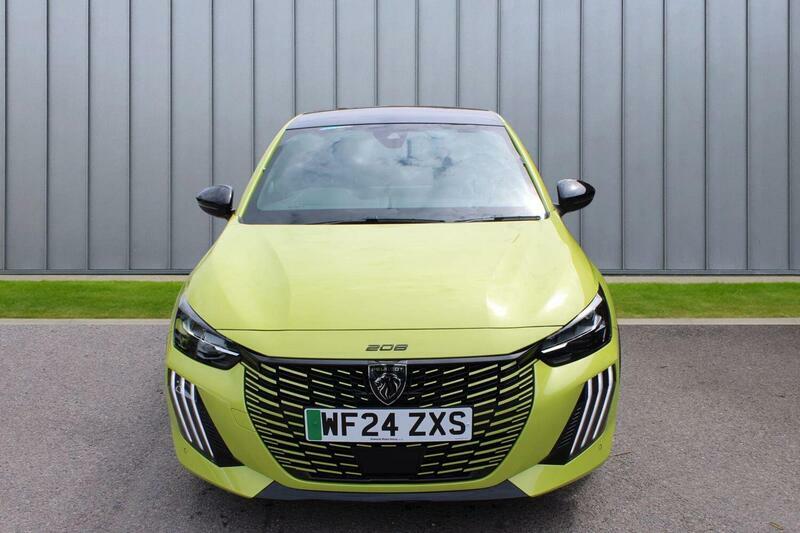 Peugeot e-208 51Kwh Gt 7.4Kw Charger WF24ZXS Yellow #3