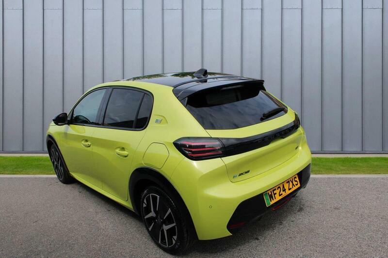 Peugeot e-208 51Kwh Gt 7.4Kw Charger WF24ZXS Yellow #5