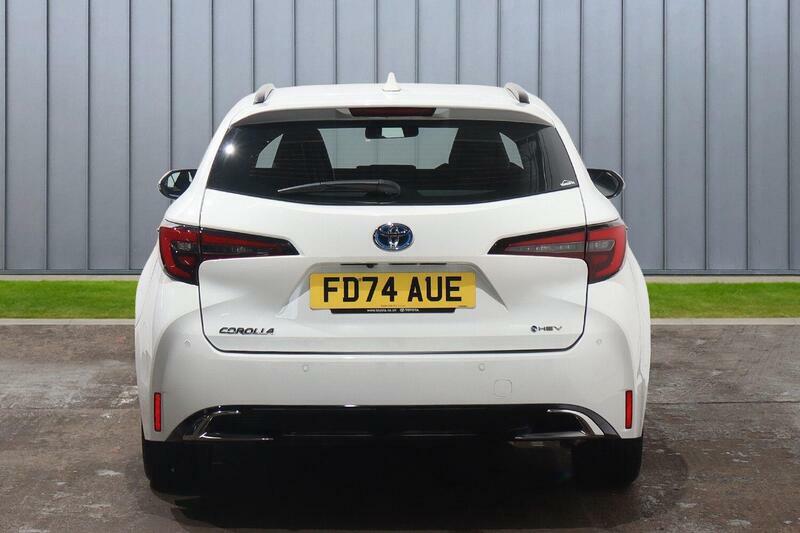 Toyota Corolla 1.8 Vvt-h Icon Touring Sports Cvt Euro 6 Ss FD74AUE White #6