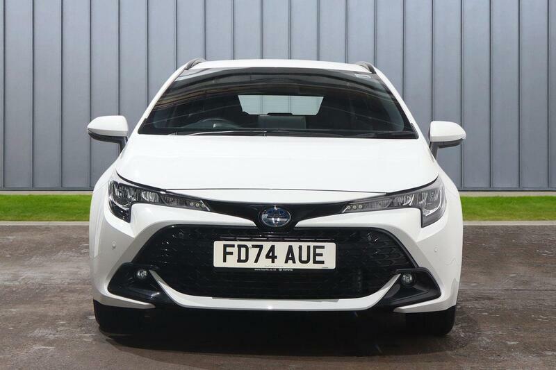 Toyota Corolla 1.8 Vvt-h Icon Touring Sports Cvt Euro 6 Ss FD74AUE White #2