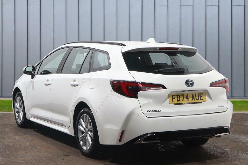 Toyota Corolla 1.8 Vvt-h Icon Touring Sports Cvt Euro 6 Ss FD74AUE White #4