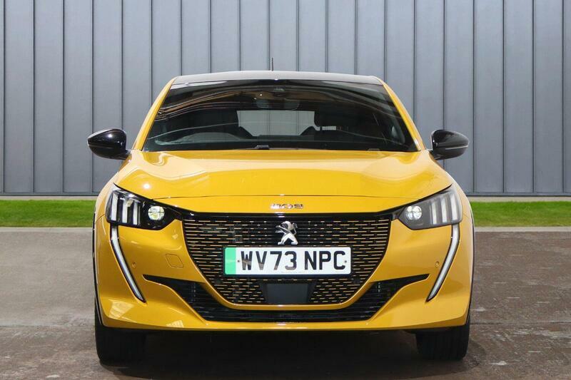 Peugeot e-208 50Kwh Gt 7.4Kw Charger Yellow #6