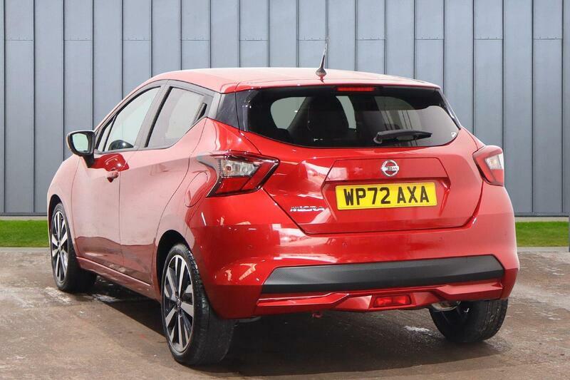 Nissan Micra 1.0 Ig-t Tekna Xtron Euro 6 Ss WP72AXA Red #5