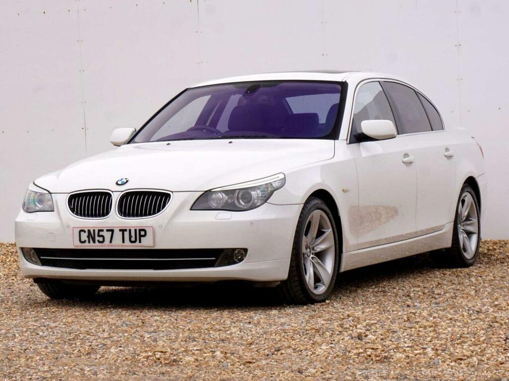 BMW 5 Series 4.8 550I V8 Se Steptronic Euro 4 White #5