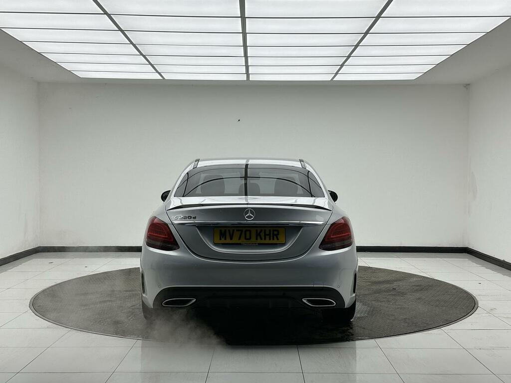 Mercedes-Benz C Class 2.0 C220d Amg Line Premium Saloon G-t MV70KHR Silver #6