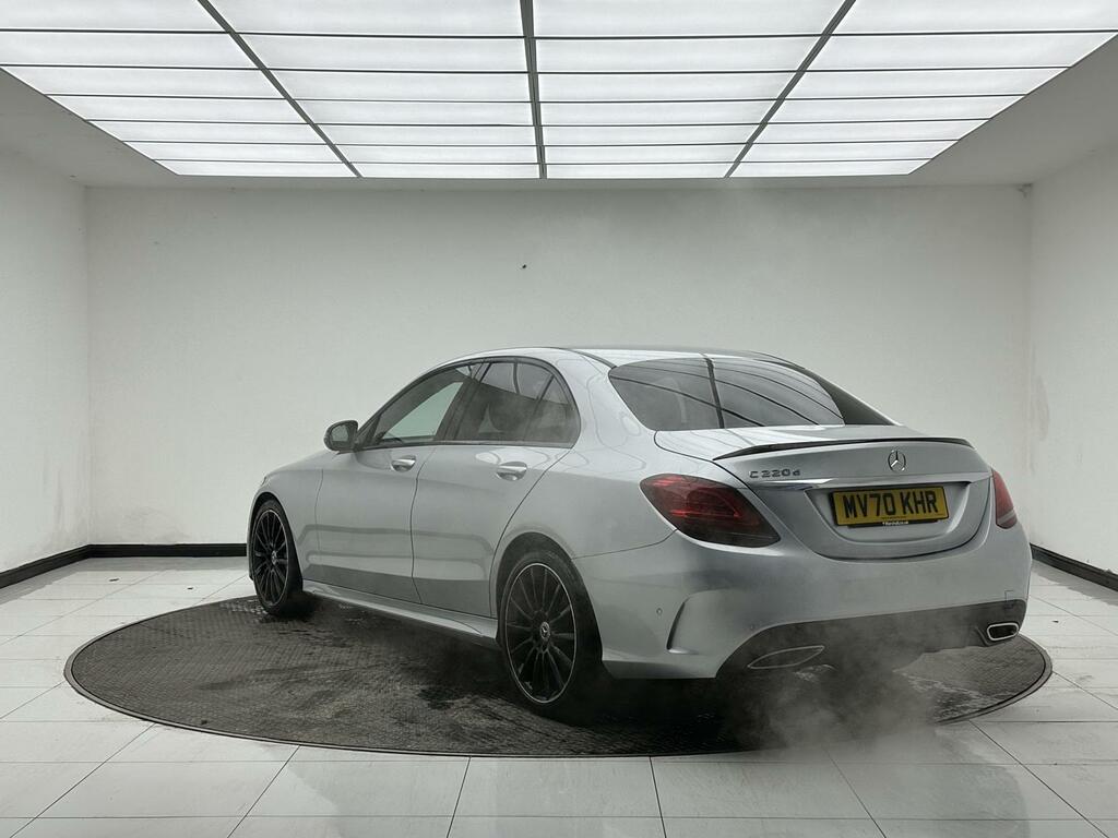 Mercedes-Benz C Class 2.0 C220d Amg Line Premium Saloon G-t MV70KHR Silver #5