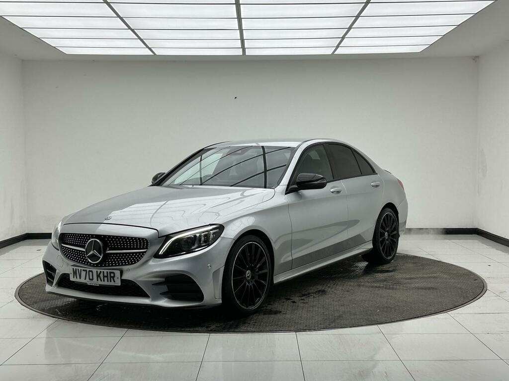 Mercedes-Benz C Class 2.0 C220d Amg Line Premium Saloon G-t MV70KHR Silver #3