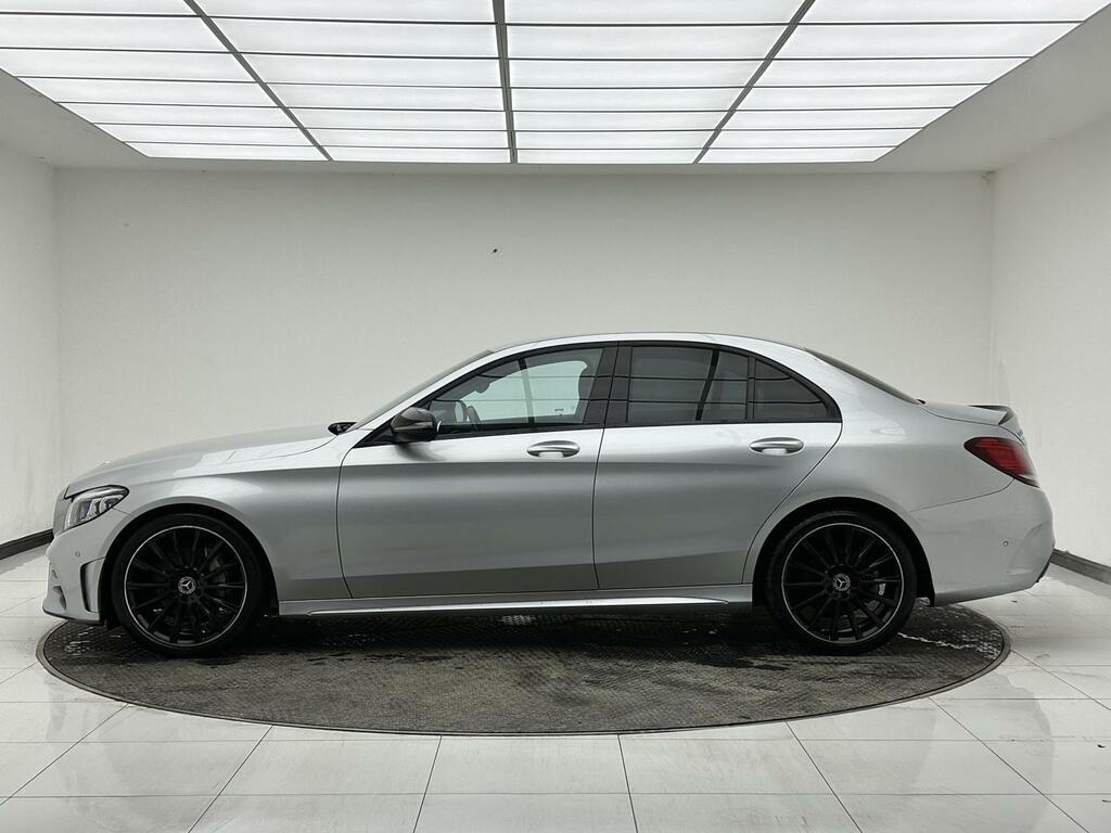 Mercedes-Benz C Class 2.0 C220d Amg Line Premium Saloon G-t MV70KHR Silver #4