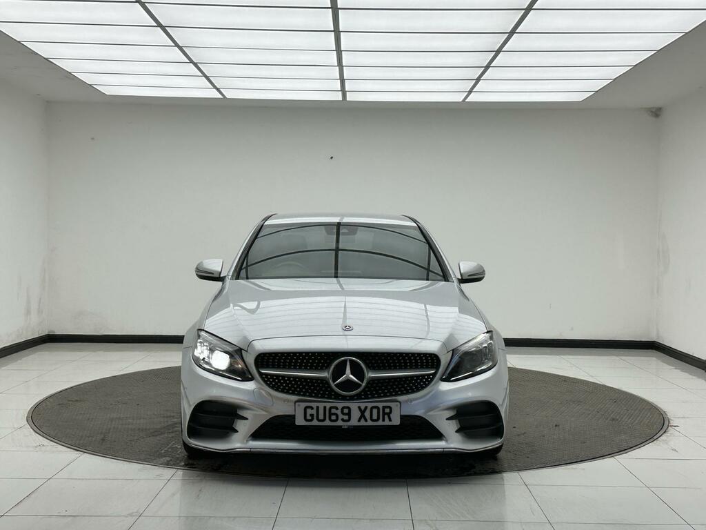 Mercedes-Benz C Class 2.0 C220d Amg Line Premium Saloon G-t GU69XOR Silver #2